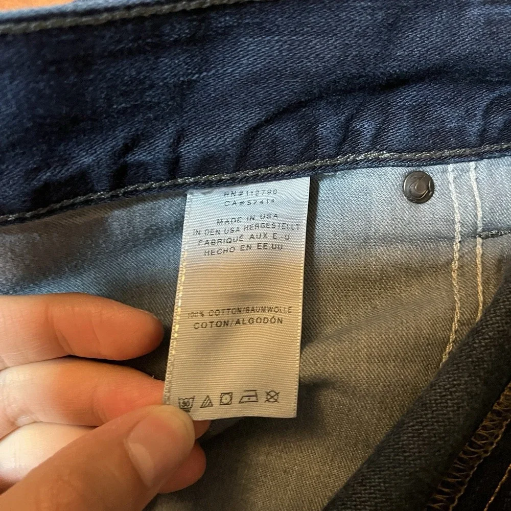 Vintage True Religion Jeans Mens 44x32 Made in USA Billy Bootcut Whiskering Dark